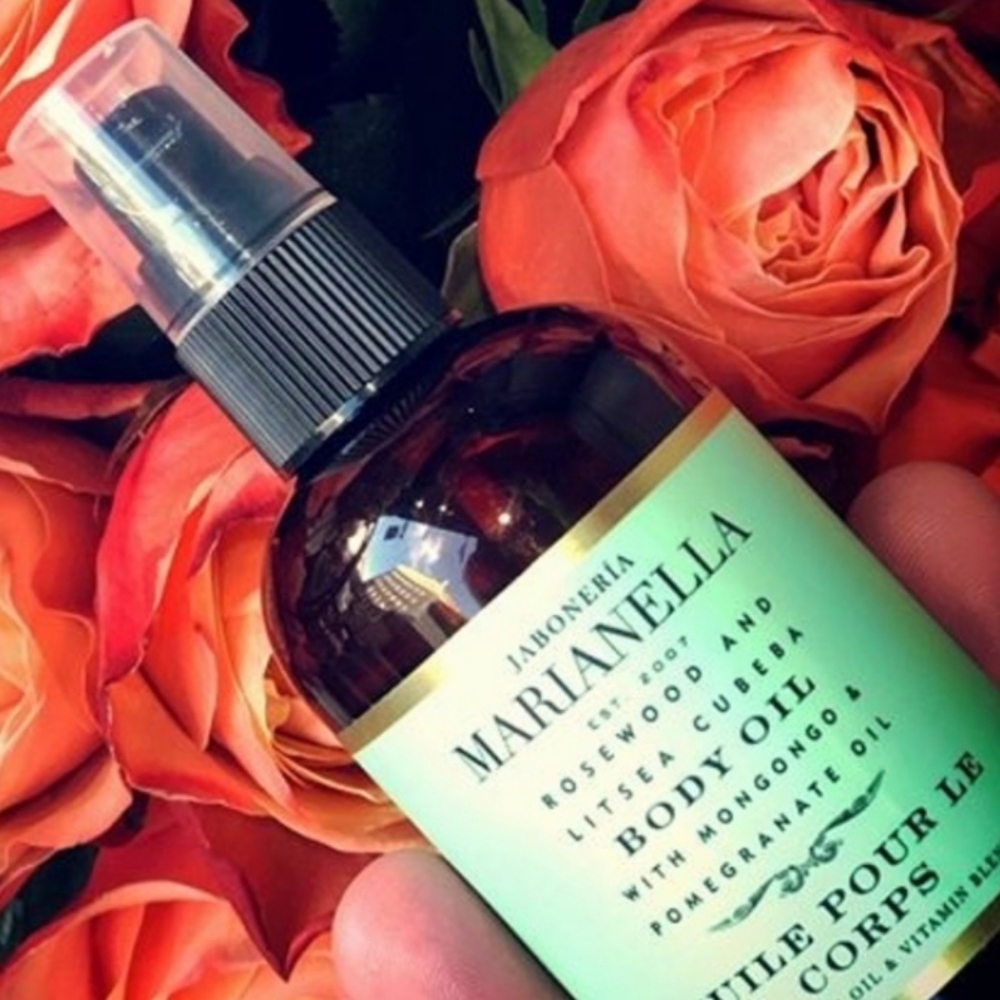 * Jaboneria Marianella Rosewood & Litsea Cubeba Body Oil Mongongo & Pomegranate!